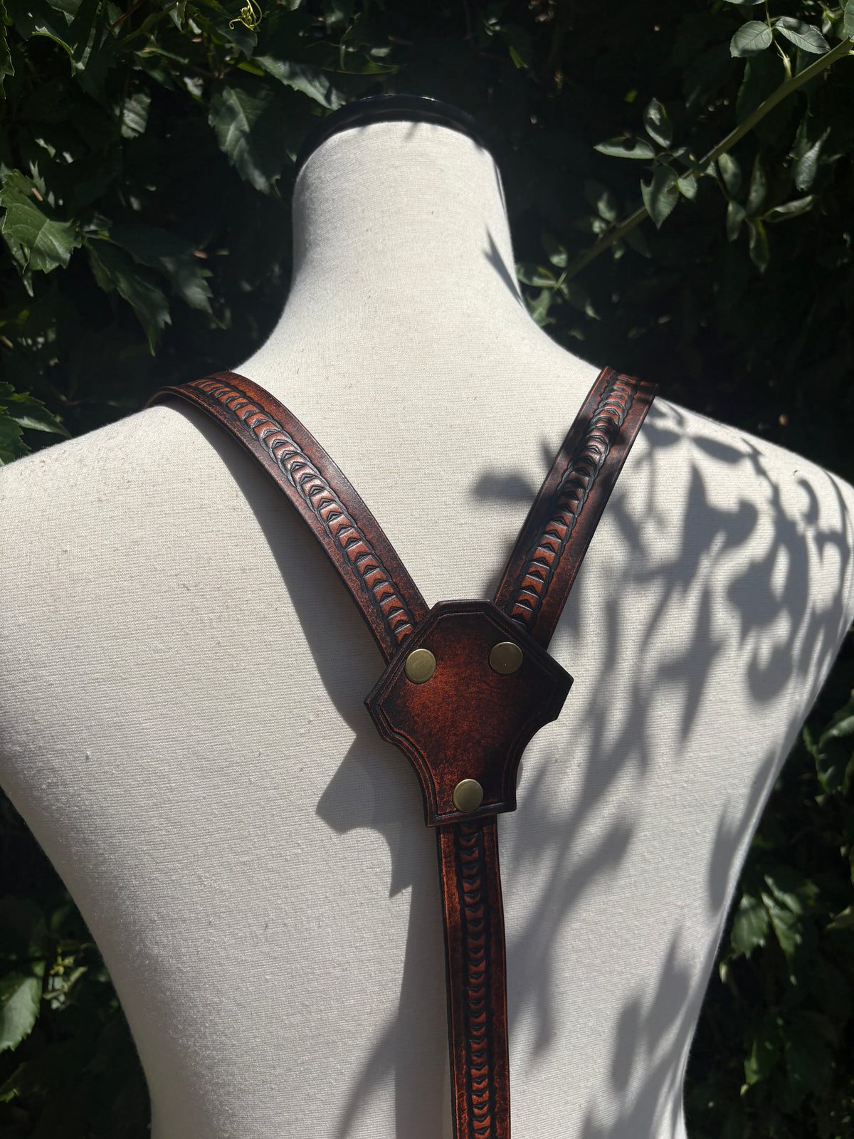 Burnt Wood Suspenders