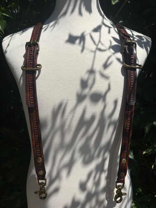 Burnt Wood Suspenders